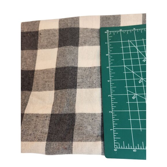 Gray & Cream Buffalo Checkered Cotton Table Runner 12x70 Inches Classic Farmhous - Picture 14 of 14